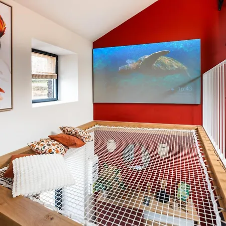 Loft D'architecte Jacuzzi, Cinema Et Filet Habitation Lägenhet *