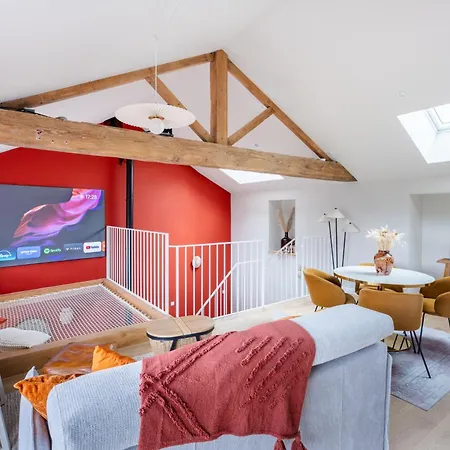 Loft D'architecte Jacuzzi, Cinema Et Filet Habitation Lägenhet *