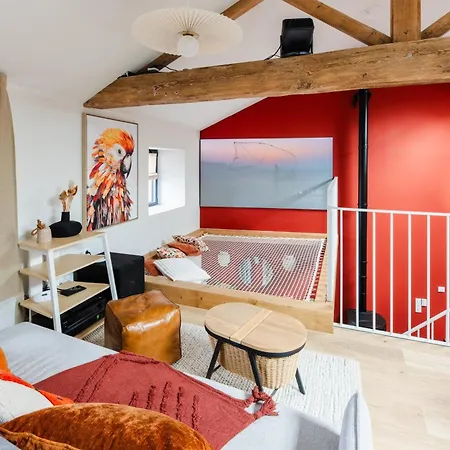 Lägenhet Loft D'architecte Jacuzzi, Cinema Et Filet Habitation Monnieres (Loire-Atlantique)
