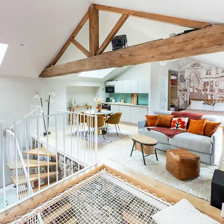 Loft D'architecte Jacuzzi, Cinema Et Filet Habitation Lägenhet Monnieres (Loire-Atlantique)